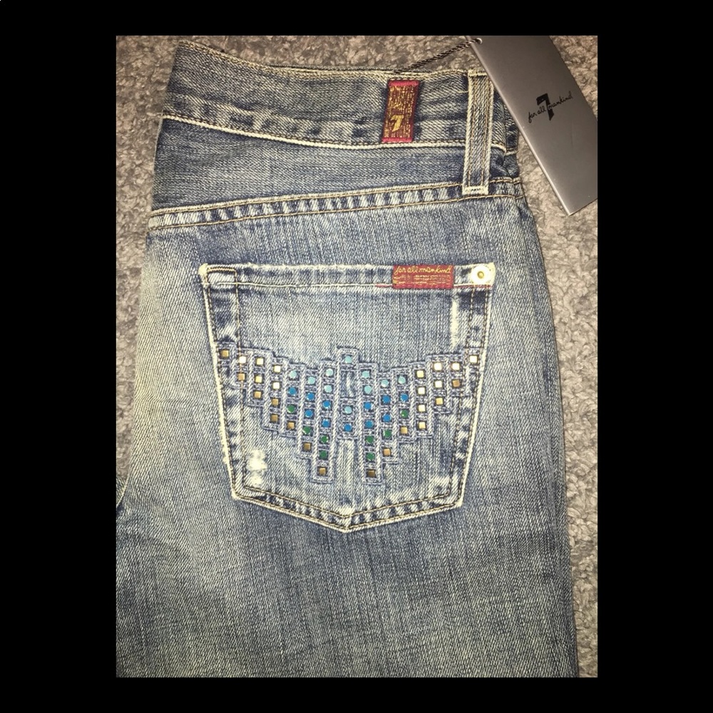 7 For All Mankind Flare made in USA Jeans Designer